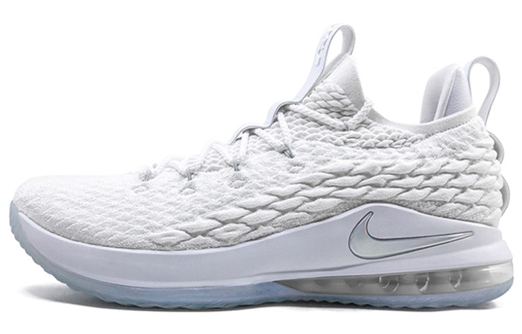 Nike Lebron 15 Low White Metallic Silver — фото 5