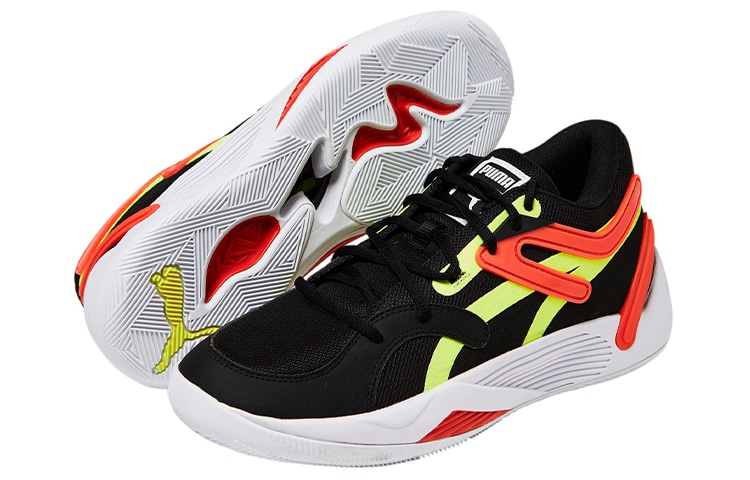Puma Trc Blaze Court Black Orange Green — фото 9