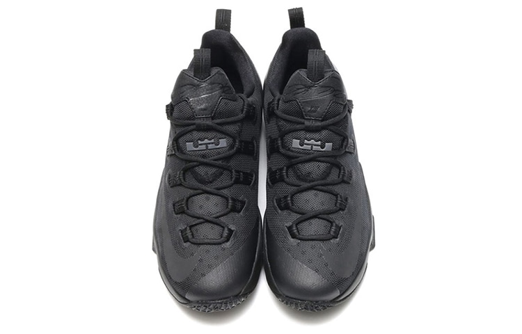 Nike Lebron 13 Low "Triple Black" — фото 9