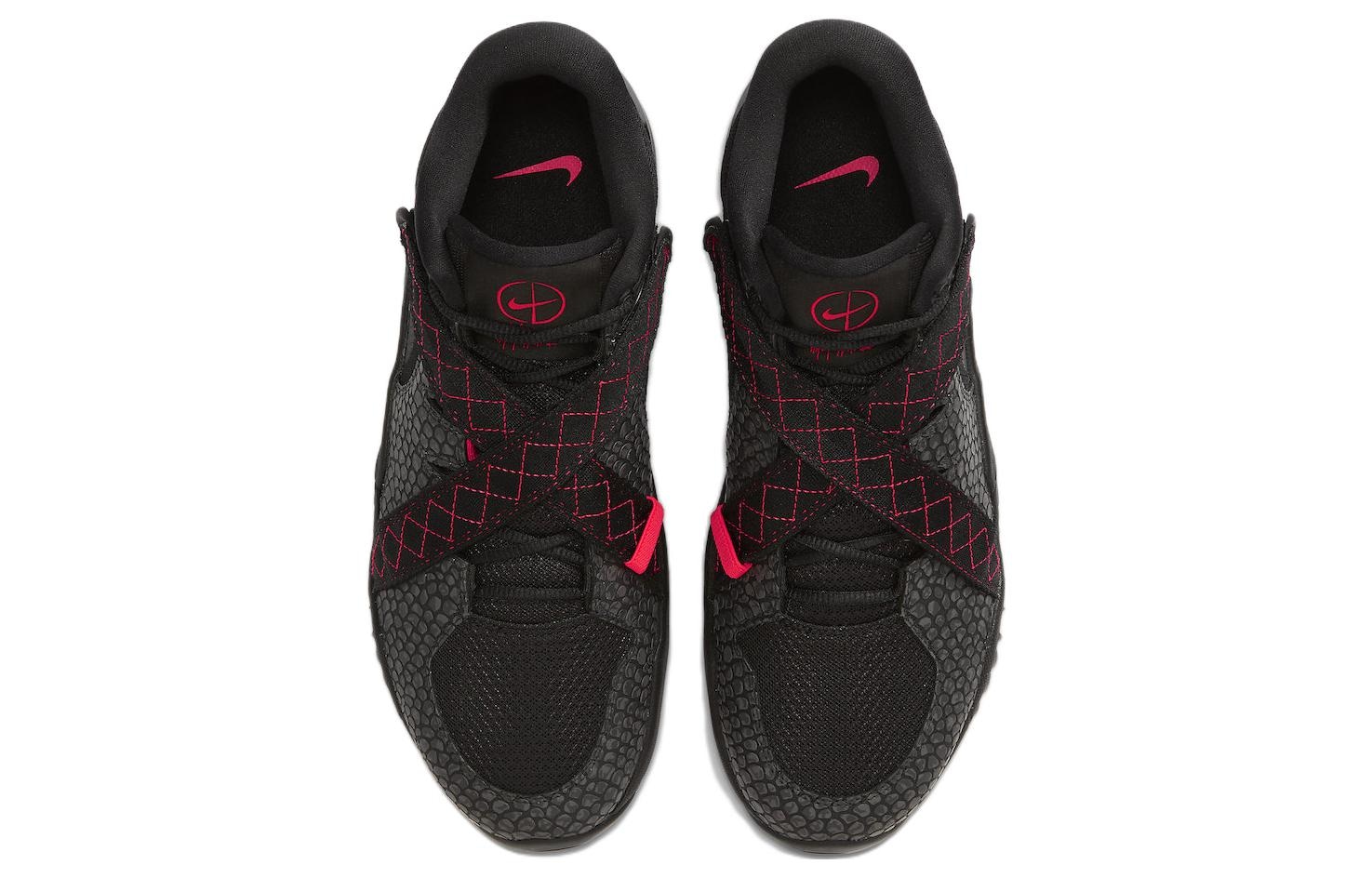 Nike Zoom Court Dragon Low Black Red — фото 9