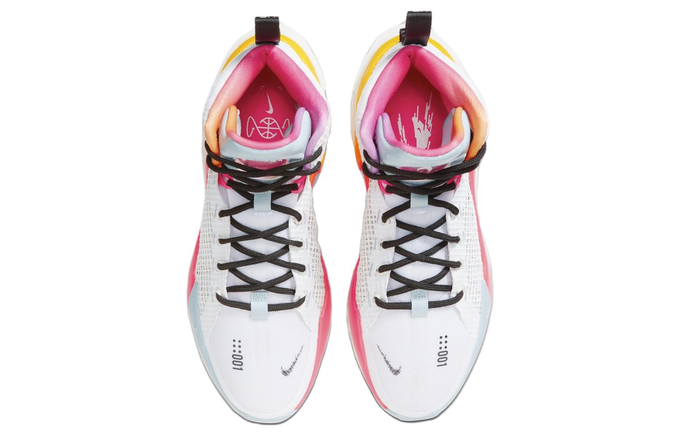 Nike Air Zoom G.T. Jump White Blue Orange — фото 9