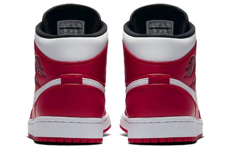 Jordan Air Jordan 1 Mid White Black Red — фото 3