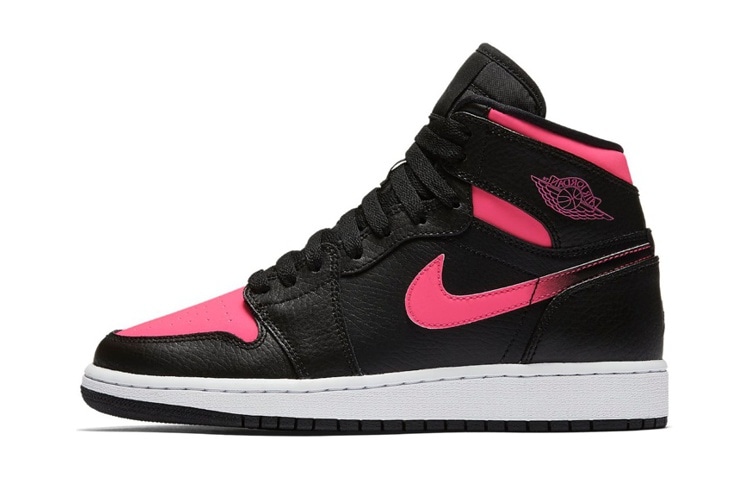 Jordan Air Jordan 1 Retro High Black Hyper Pink — фото 5