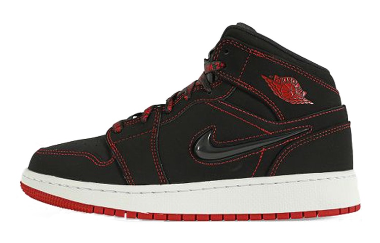 Jordan Air Jordan 1 "Come Fly With Me" GS Black Red — фото 4
