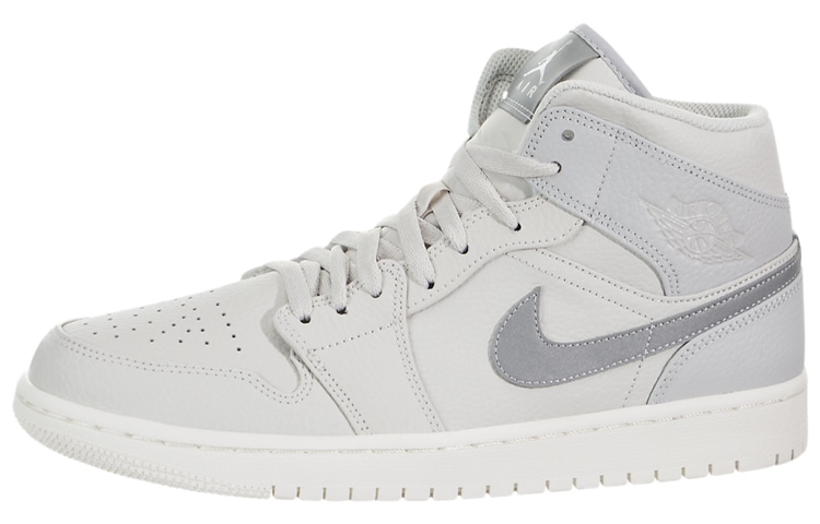 Jordan Air Jordan 1 Mid White Grey — фото 5