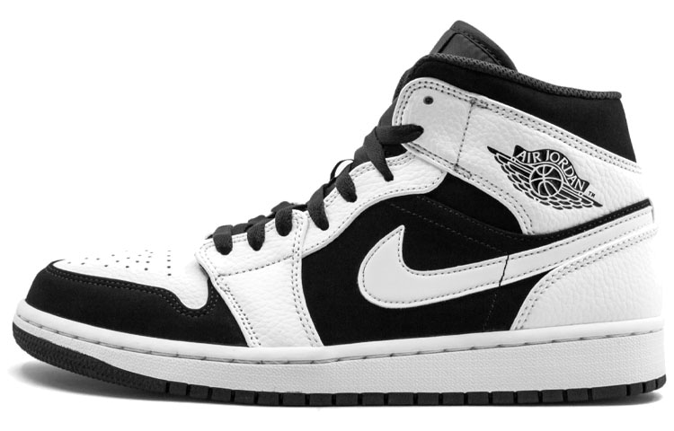 Jordan Air Jordan 1 Mid Black White Panda — фото 5