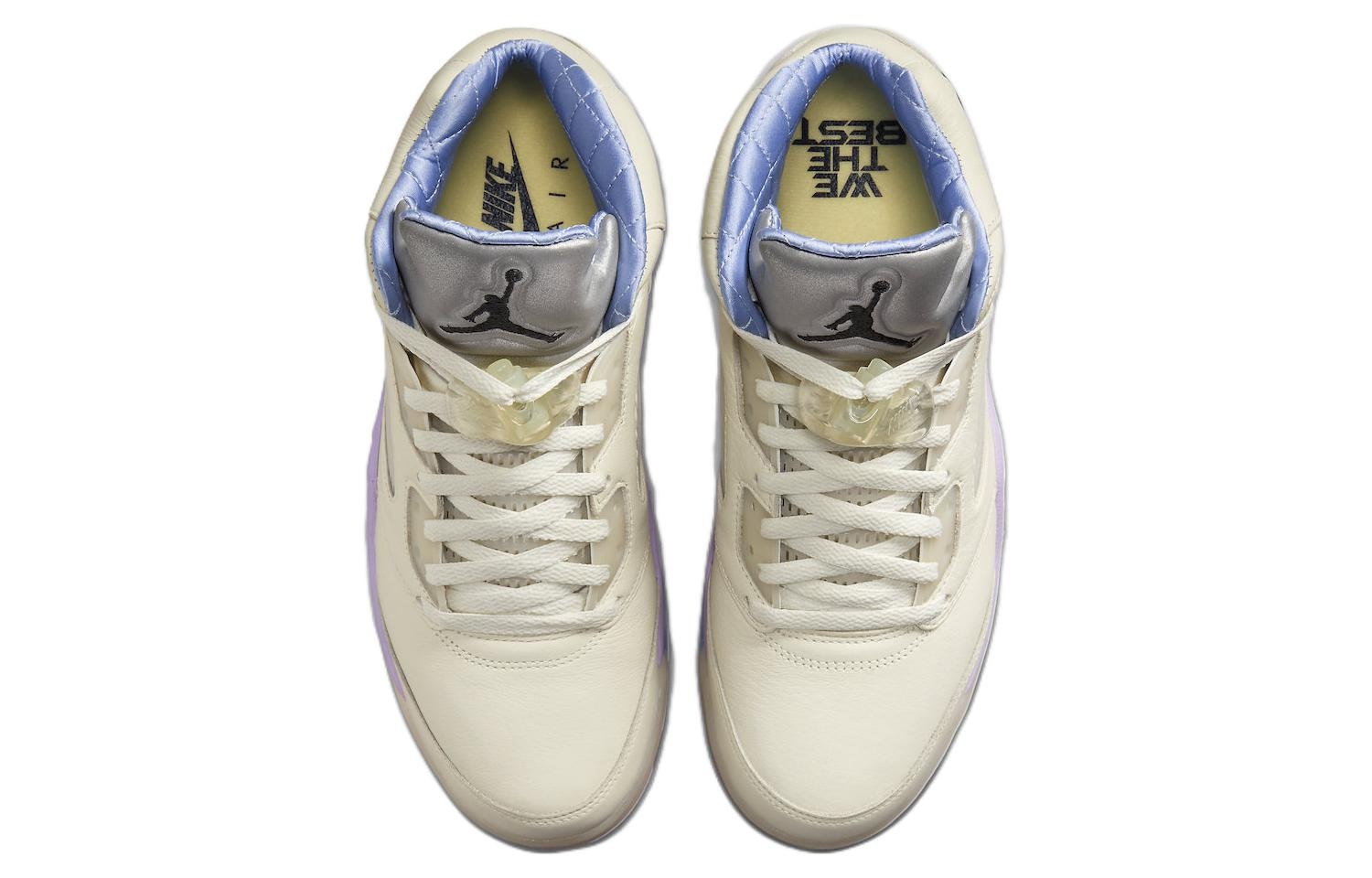 Jordan DJ Khaled x Air Jordan 5 "We The Best" White Purple — фото 9