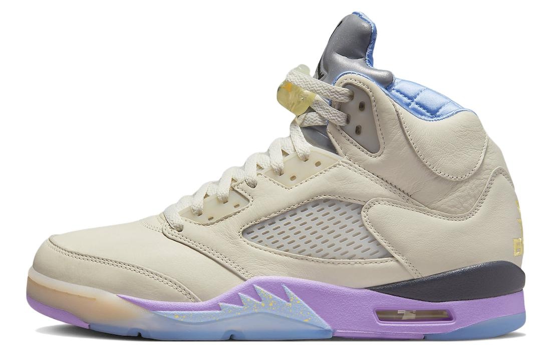 Jordan DJ Khaled x Air Jordan 5 "We The Best" White Purple — фото 6