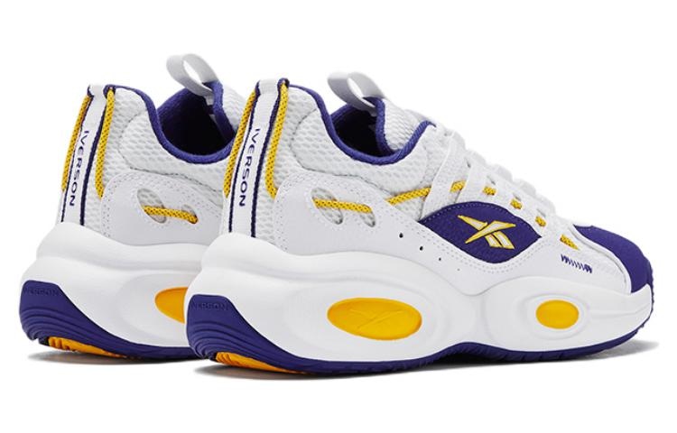 Reebok Solution Mid White Purple — фото 8