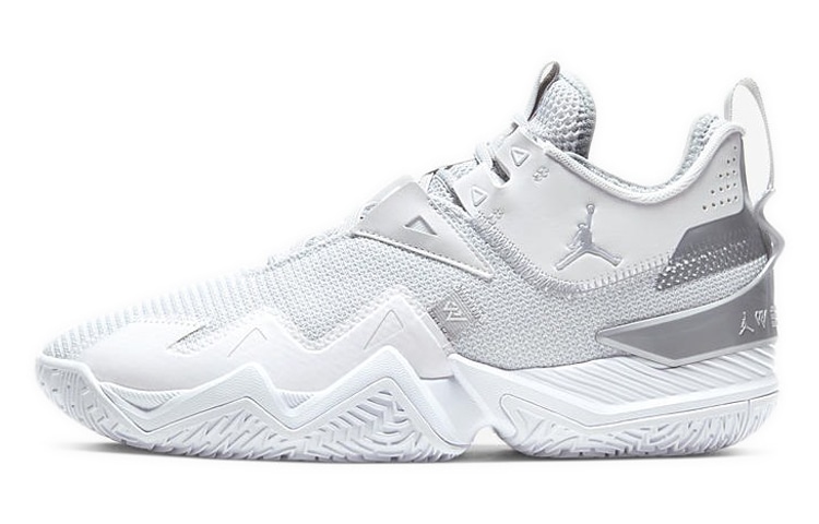Jordan One Take 1 Westbrook Mid White Grey — фото 6