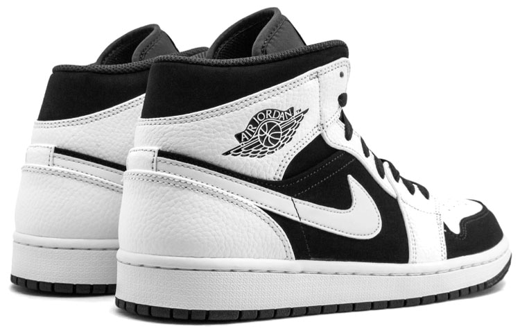 Jordan Air Jordan 1 Mid Black White Panda — фото 8