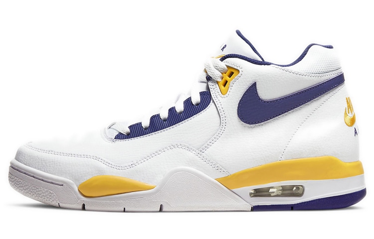 Nike Flight Legacy White Blue Yellow — фото 6