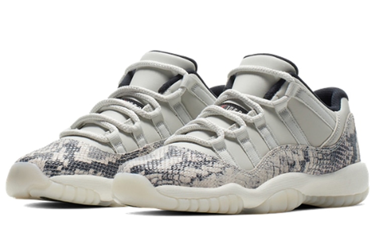 Jordan Air Jordan 11 Low Snakeskin Light Bone — фото 7