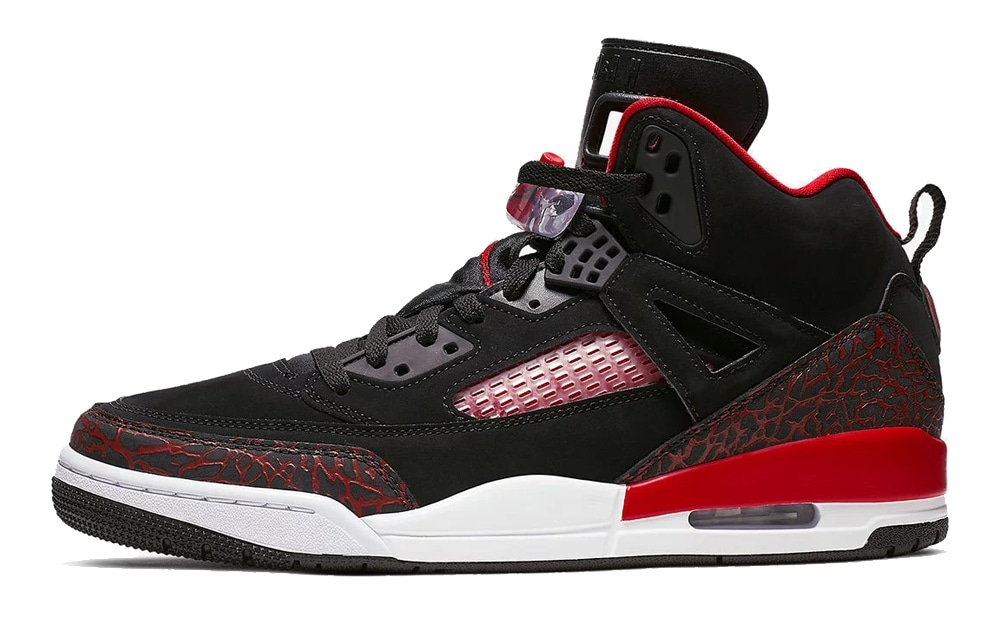 Jordan Spizike Low Black Red — фото 5