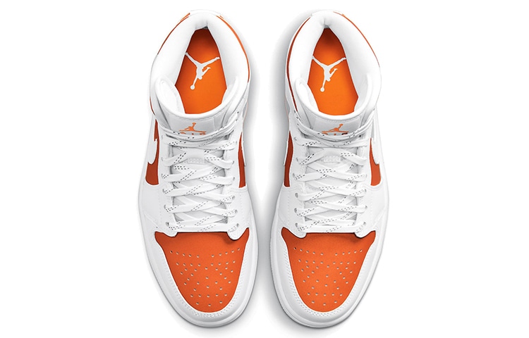 Jordan Air Jordan 1 Mid White Orange — фото 9