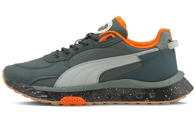 Puma Wild Rider WTR Green Orange Black — фото 5