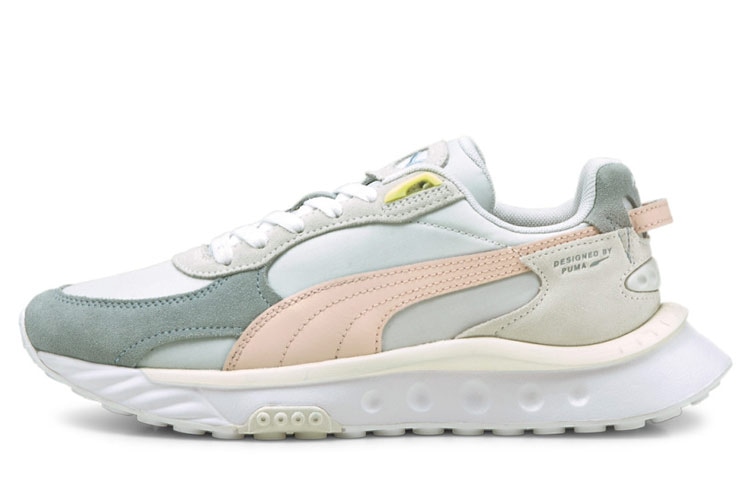 PUMA/彪马 Puma Wild Rider Rollin White Grey Pink