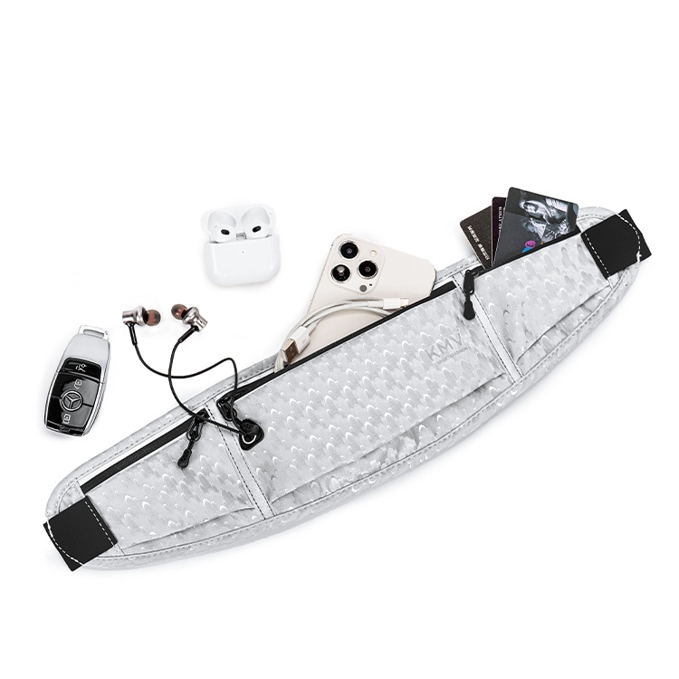 KMV Running Waist Bag Silver/Black