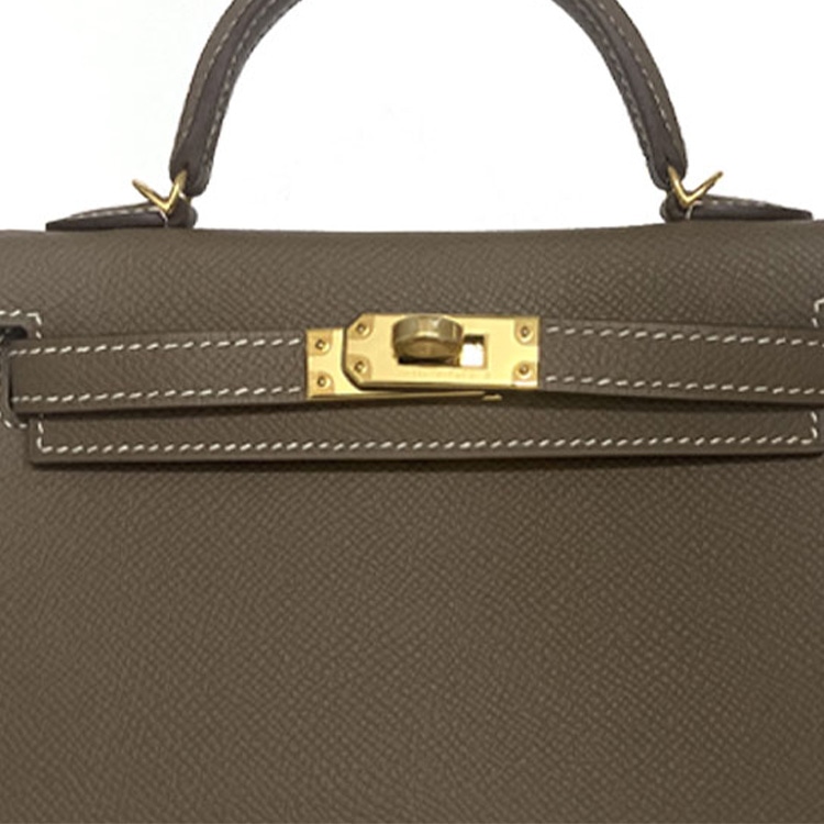 Hermes Mini Kelly Epsom 18 Etoupe — фото 3