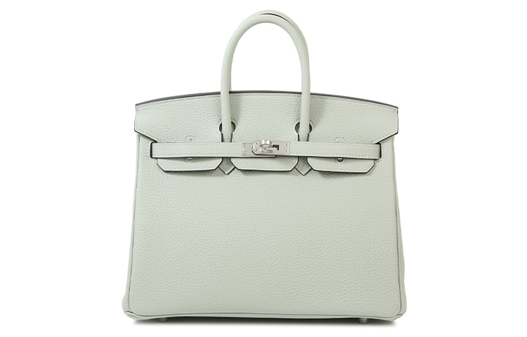 HERMES/爱马仕 HERMES Birkin 25 Togo 0W Gris Neve