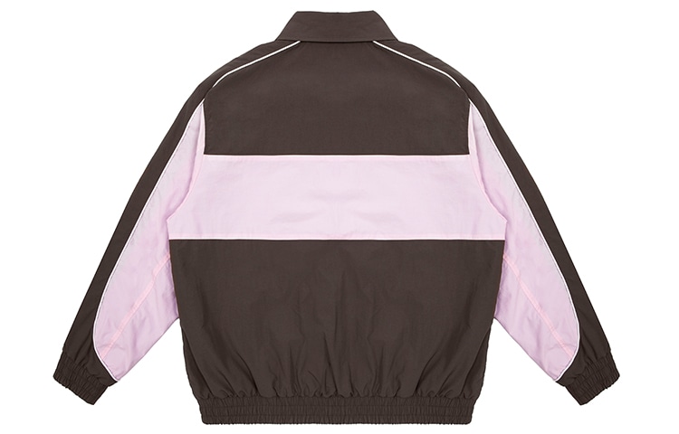 Empty Reference Retro Patchwork Jacket Pink Brown — фото 1