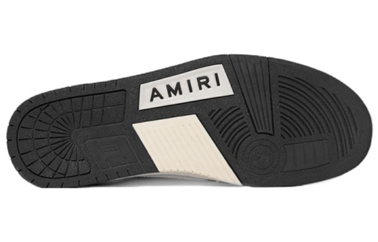 Amiri Bone Low Top White Black — фото 9