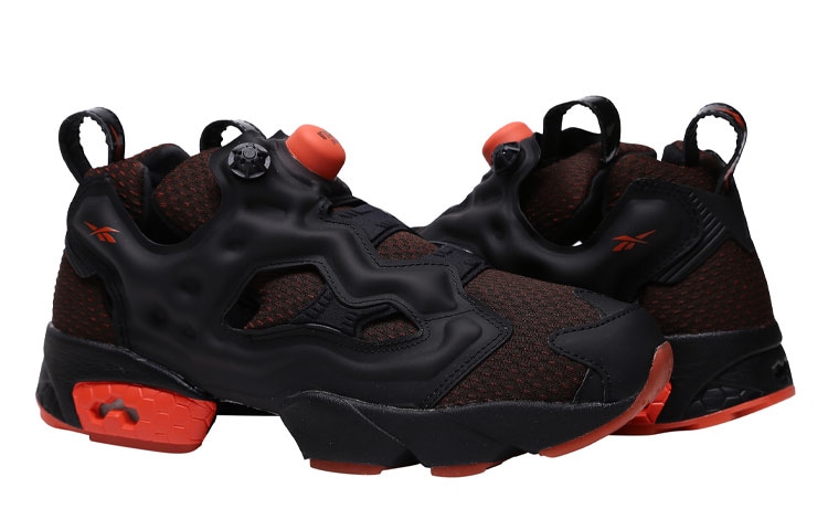Reebok Instapump Fury Black Orange — фото 8