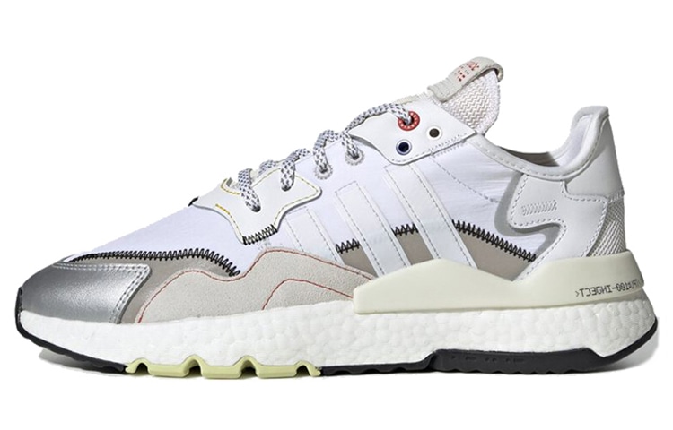 adidas originals adidas Nite Jogger Silver White — фото 5