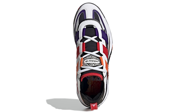 Adidas Niteball White Purple Orange — фото 10