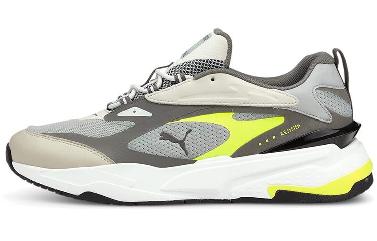 Puma RS-Fast Neon White Brown Yellow — фото 5