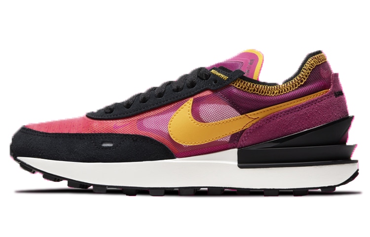 Nike Waffle One Black Purple Gold — фото 6