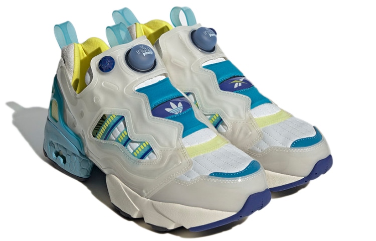 adidas originals Reebok x adidas ZX Fury White Blue — фото 11