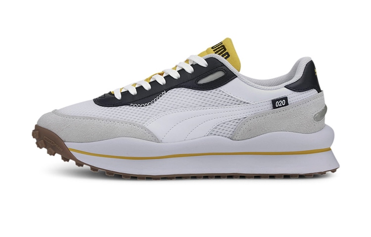 Puma Style Rider Warm Texture White Grey Black — фото 6