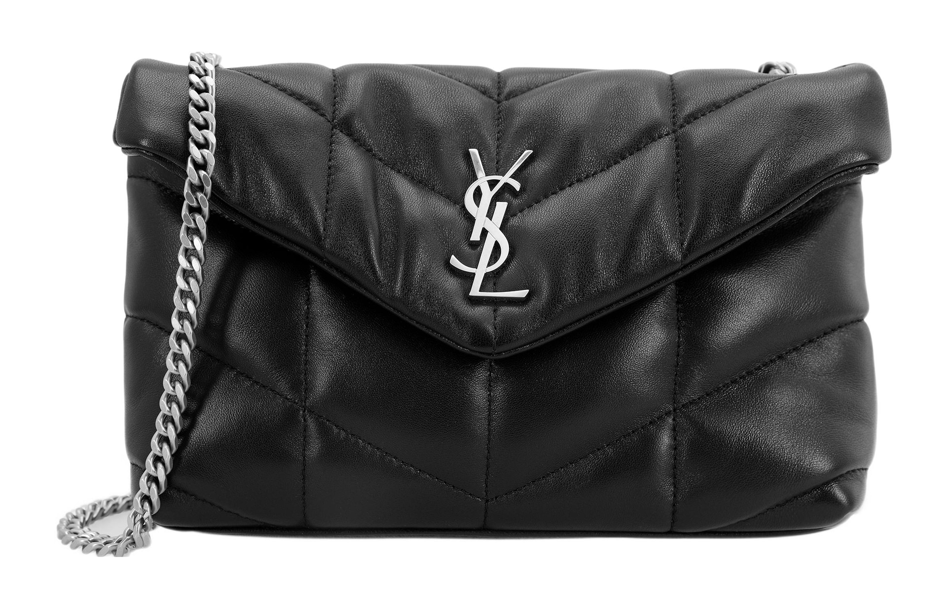 SAINT LAURENT/圣罗兰 Saint Laurent Puffer Cloud Bag Mini Black