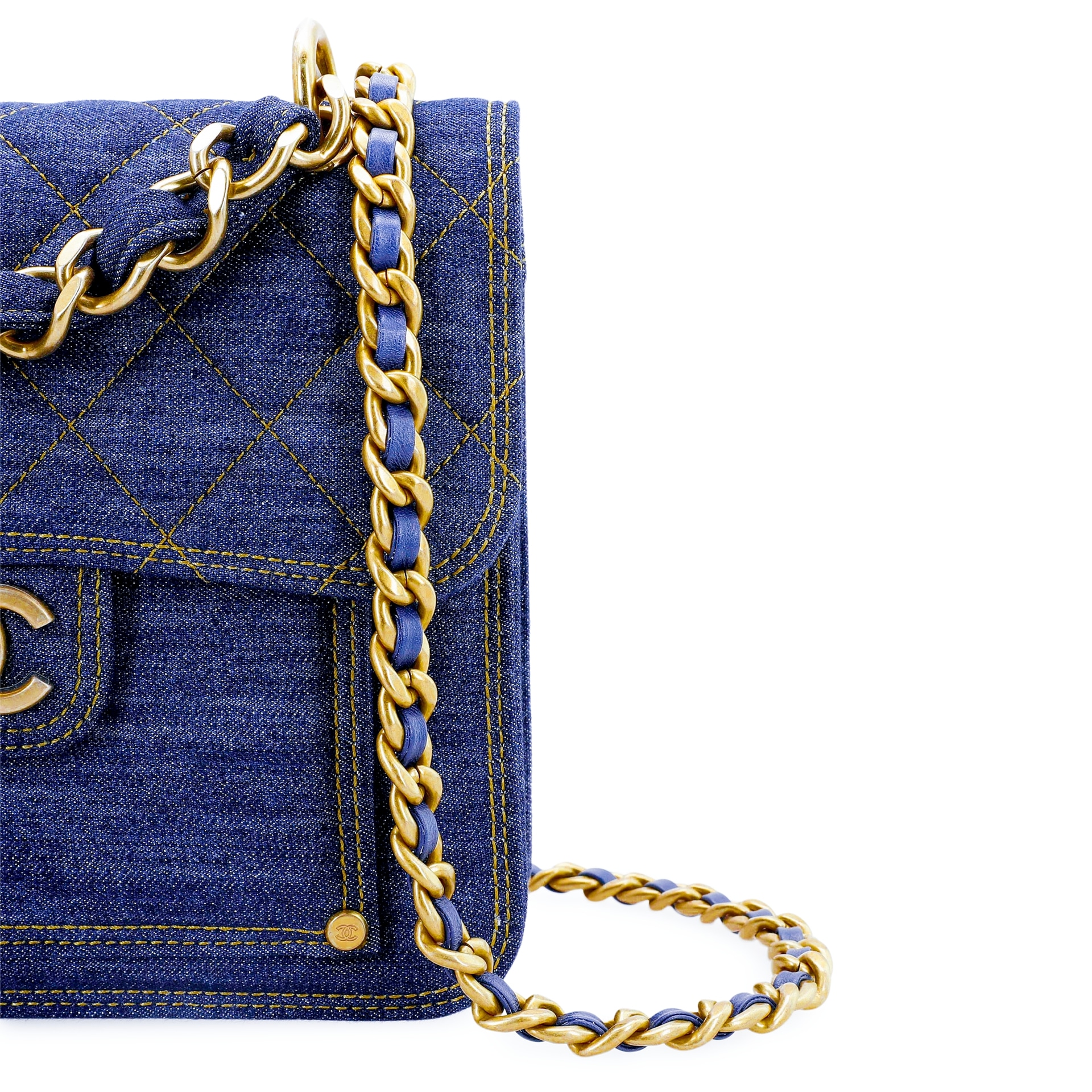 Chanel Denim Flap Bag — фото 4