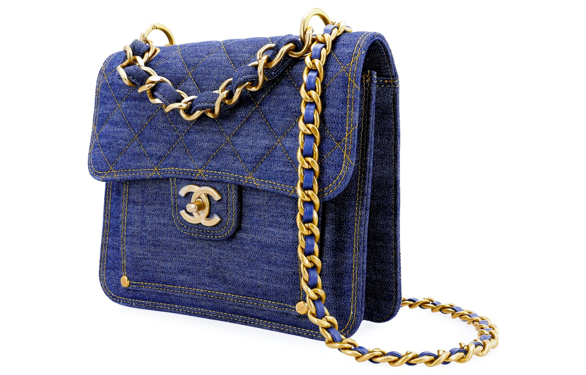 Chanel Denim Flap Bag — фото 1