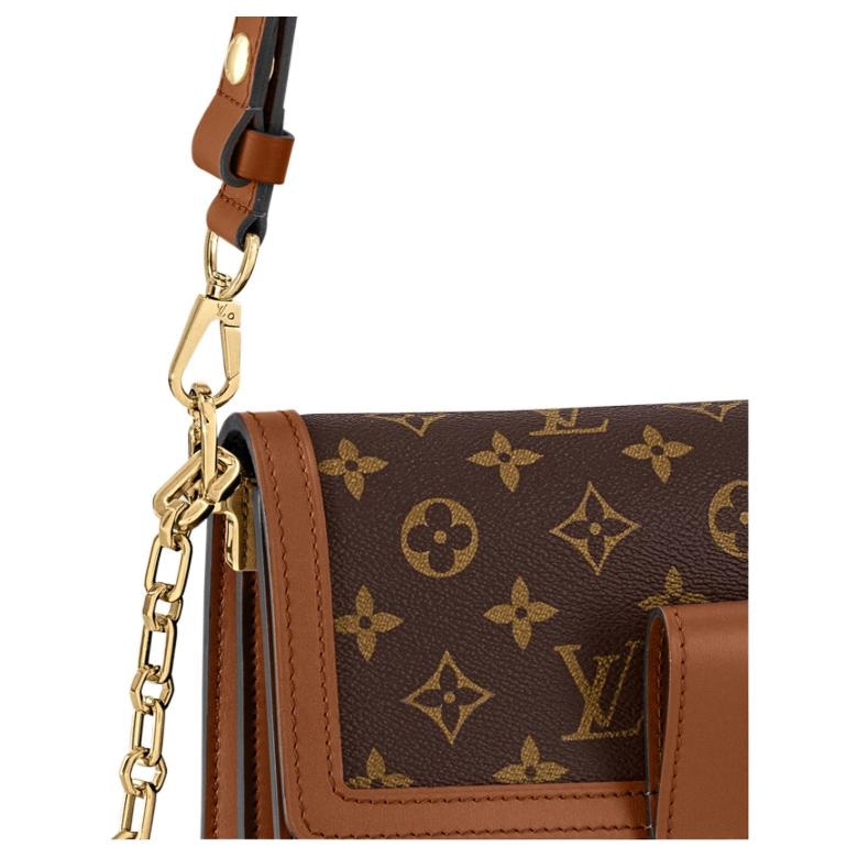 Louis Vuitton Dauphine MM Brown — фото 4