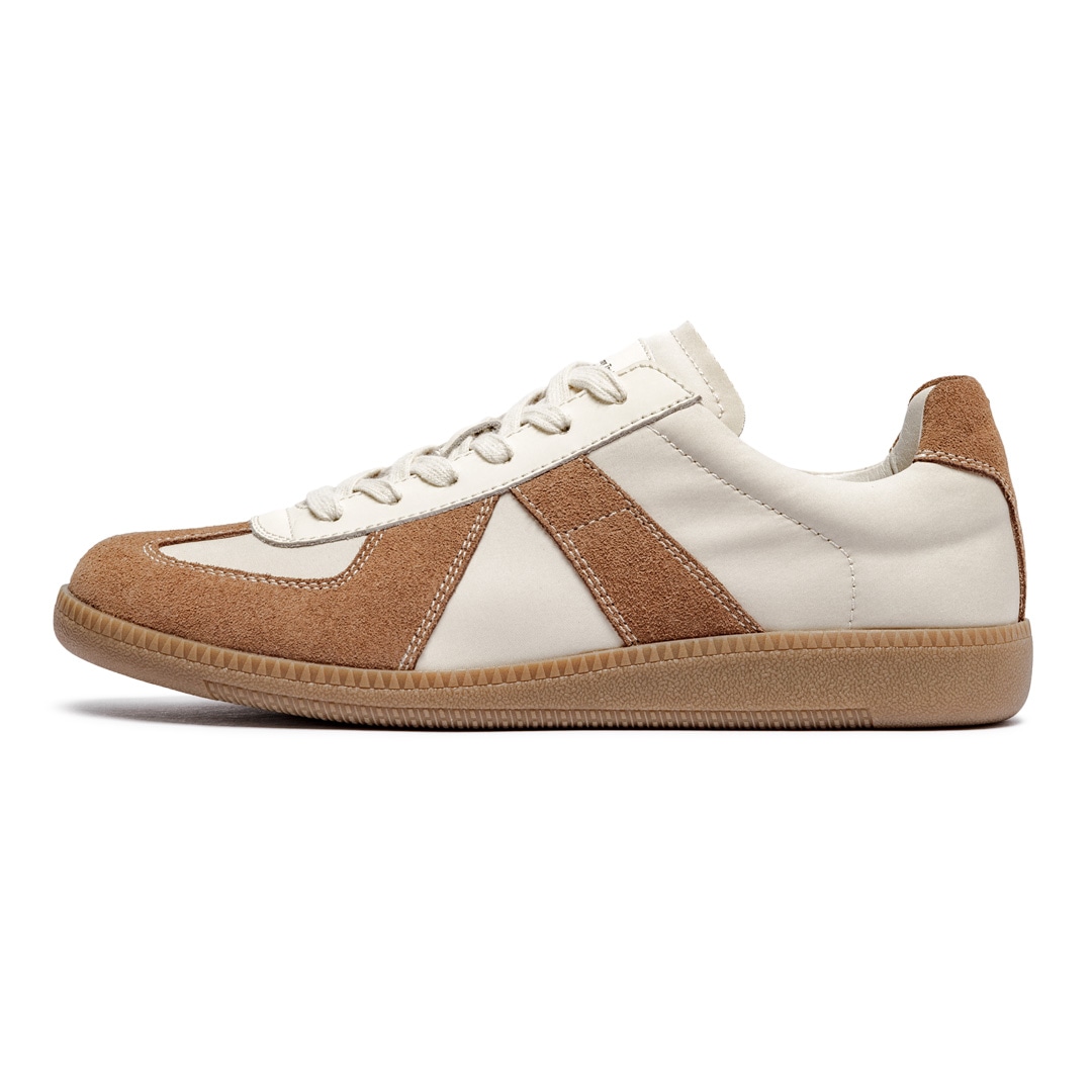 Maden Retro Low-Top Trainers White Brown — фото 8