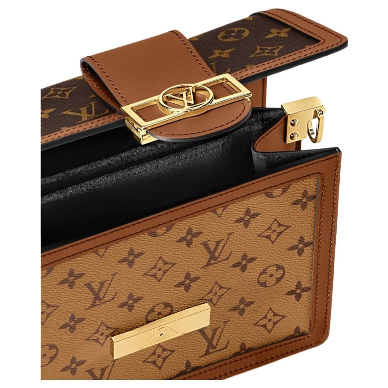 Louis Vuitton Dauphine MM Brown — фото 5