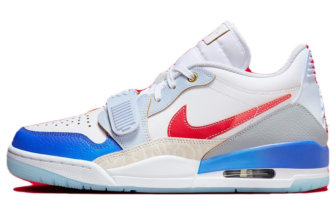 Jordan Legacy 312 Low White Blue Red — фото 6