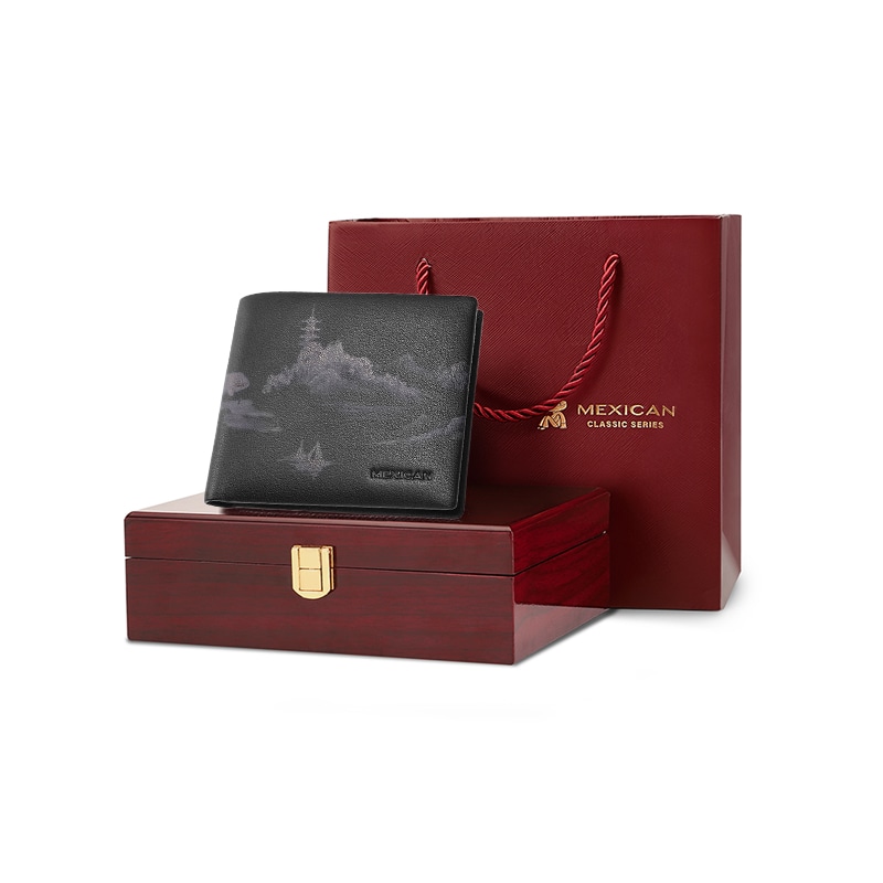 Сумки 稻草人 MEXICAN Wallet Black