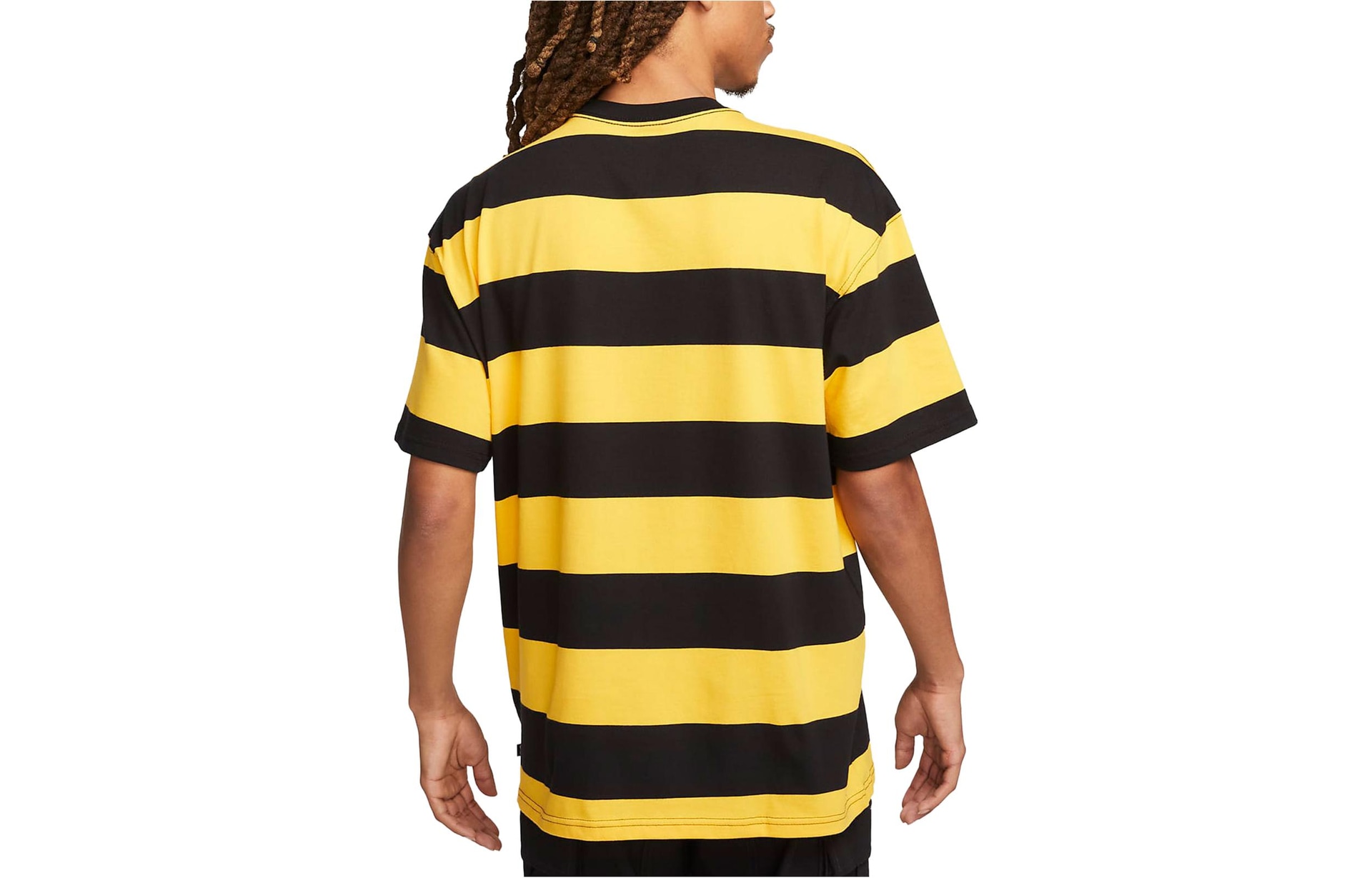 Nike SB Striped Loose Fit T-Shirt University Gold — фото 3