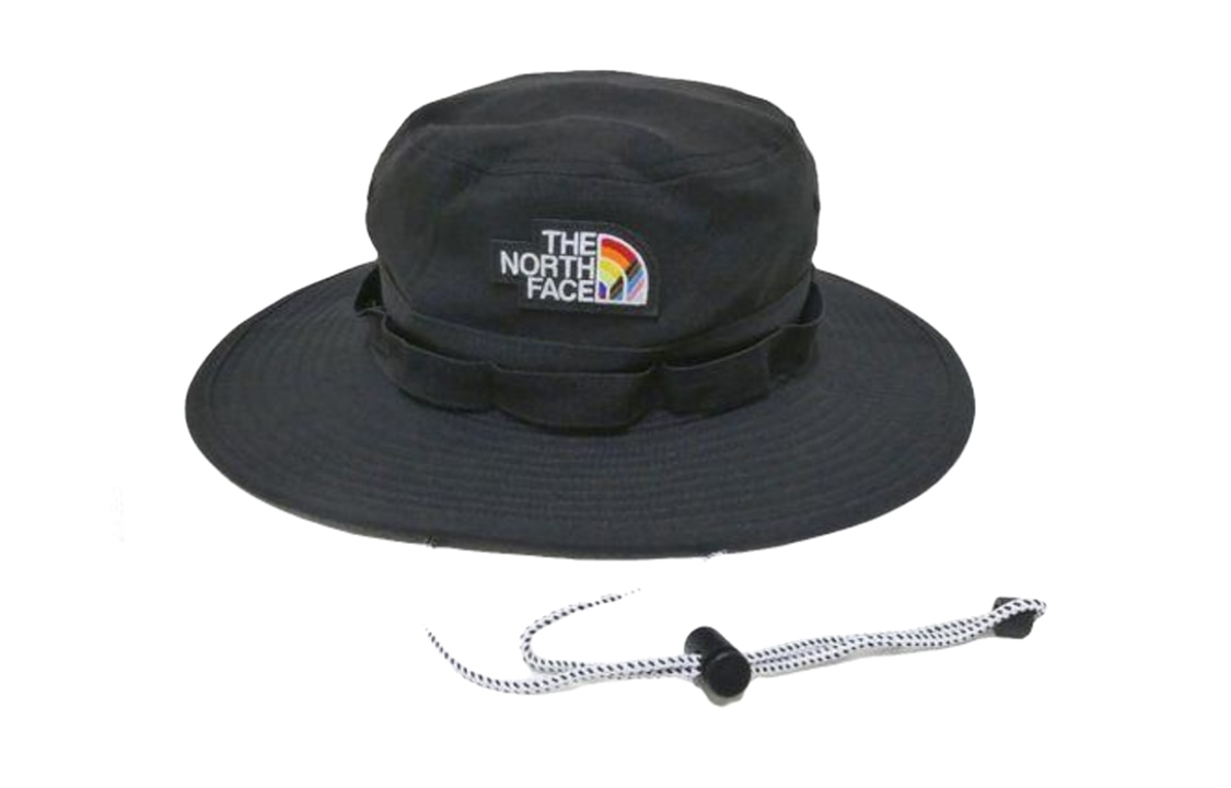 北面/THE NORTH FACE The North Face Logo Nylon Bucket Hat Black