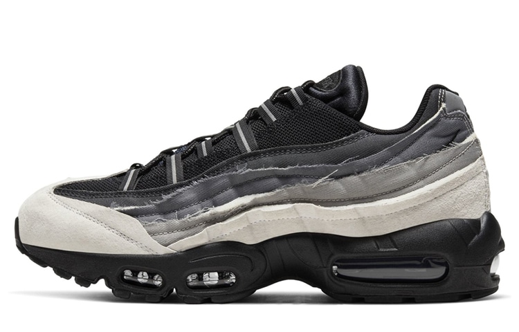 Nike CDG x Nike Air Max 95 Black White Grey — фото 5