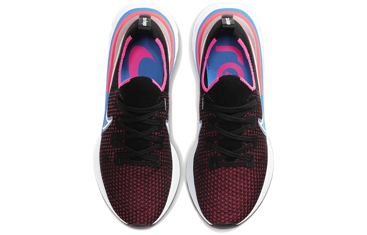 Nike React Infinity Run Flyknit 1 Black Red — фото 9