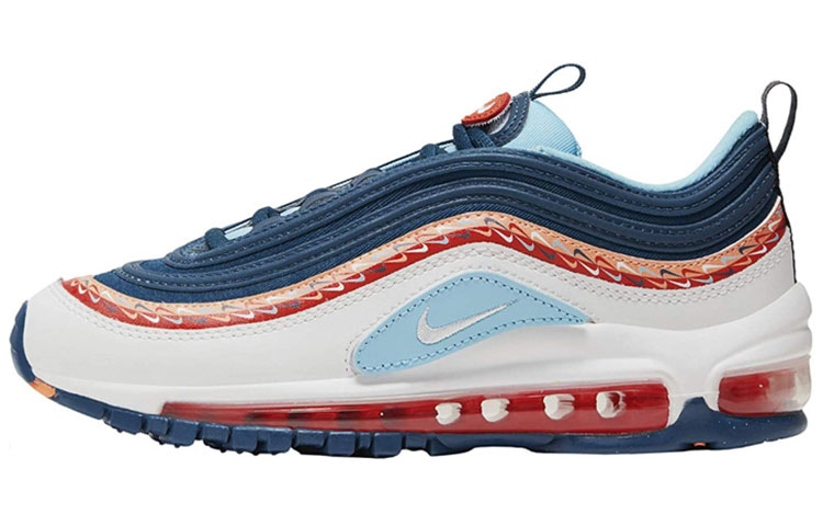 Nike Air Max 97 GS Blue Red — фото 5
