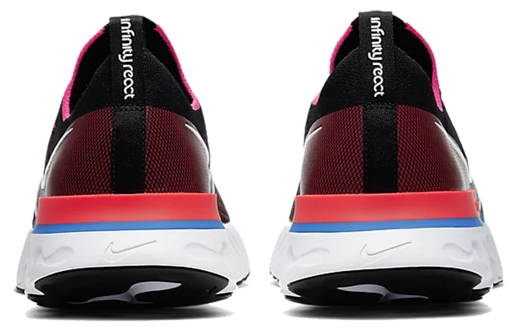 Nike React Infinity Run Flyknit 1 Black Red — фото 10