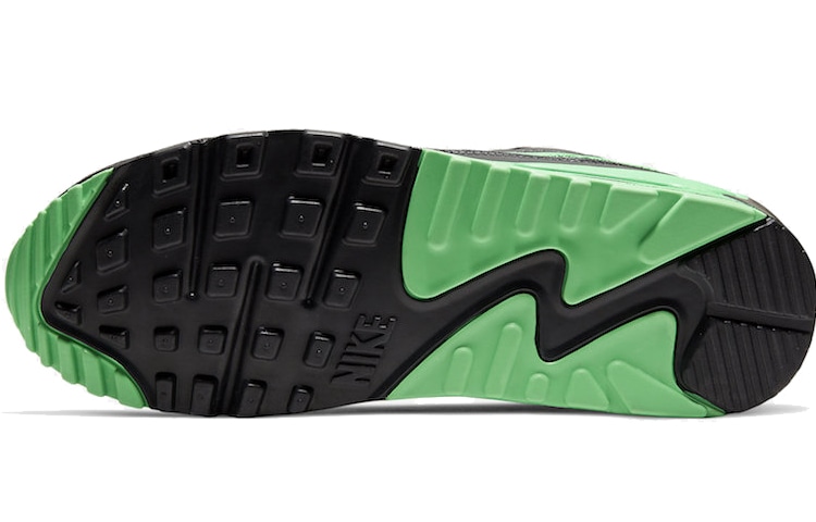 Nike UNDEFEATED x Nike Air Max 90 Black Green — фото 9