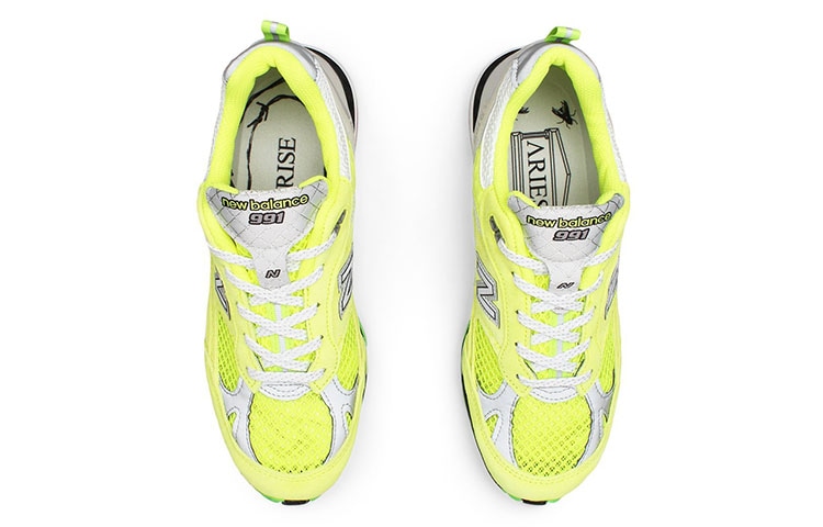 New Balance Aries x New Balance 991 Yellow — фото 3
