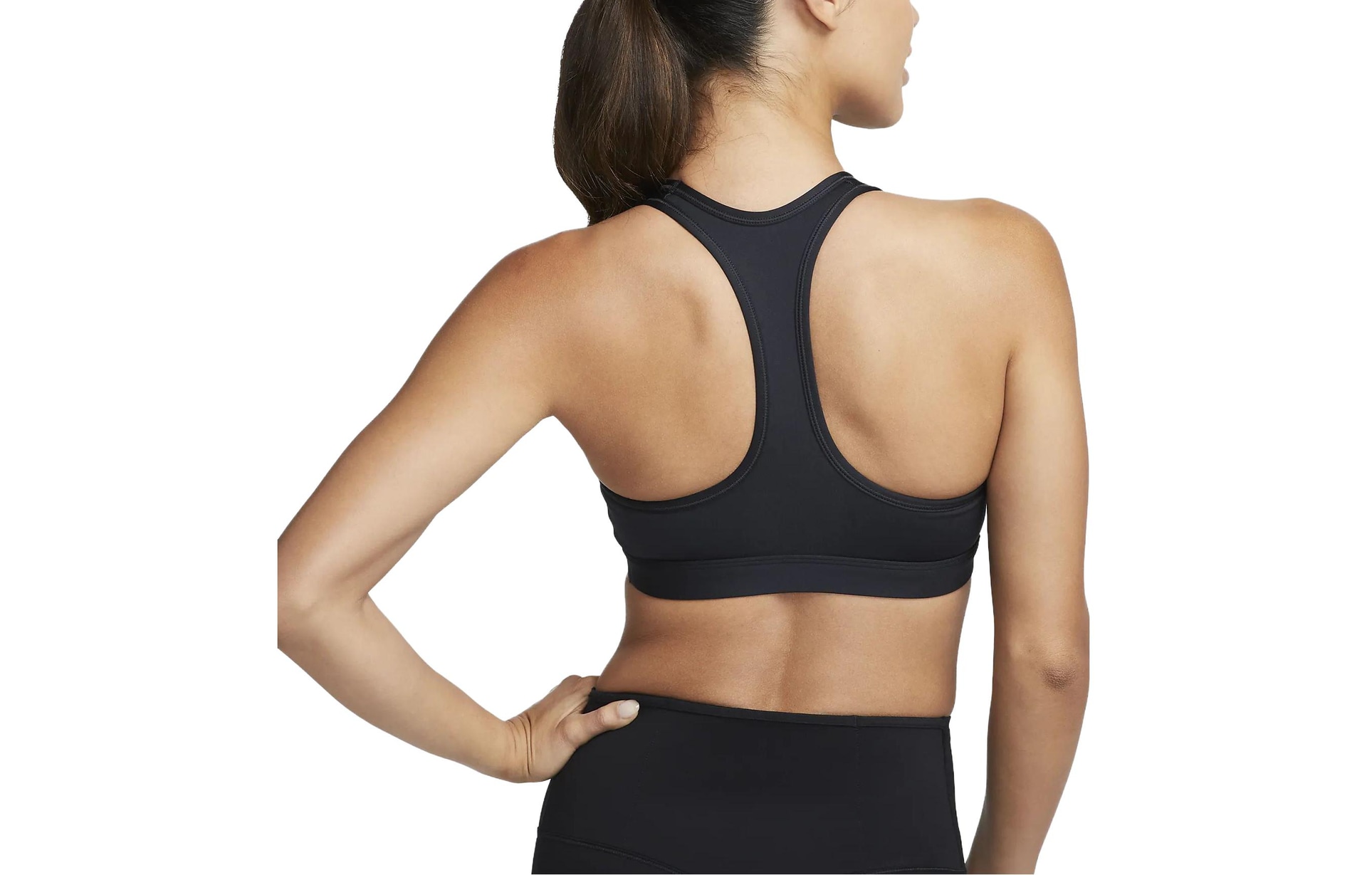 Nike Swoosh Sports Bra Black — фото 1